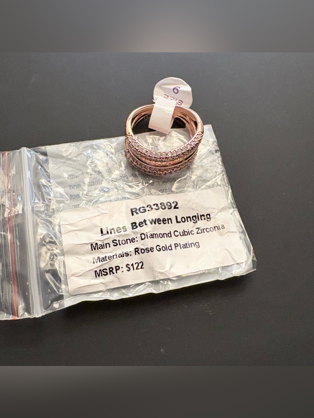 Bomb Party Lines Between Longing Ring Size 9